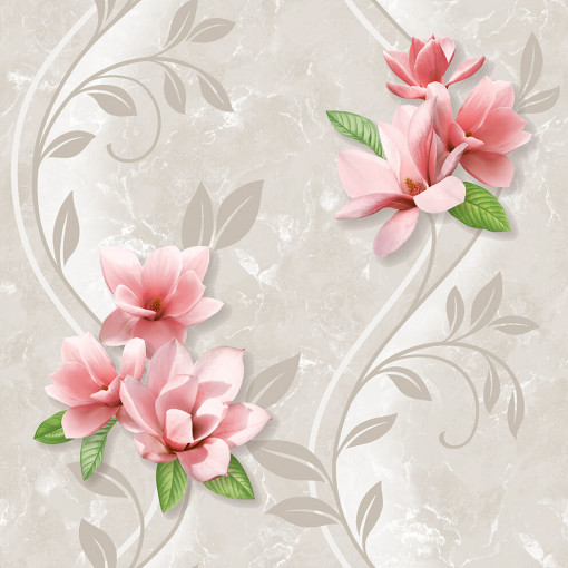 Обои бумажные тисненые Вимала Дарина 12983 флористика 0.53 х 10 м