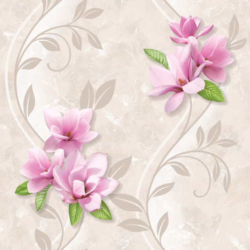 Обои бумажные тисненые Вимала Дарина 12982 флористика 0.53 х 10 м