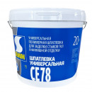 Шпатлевка финишная Semin CE 78 (белая крышка) универсальная 20 кг