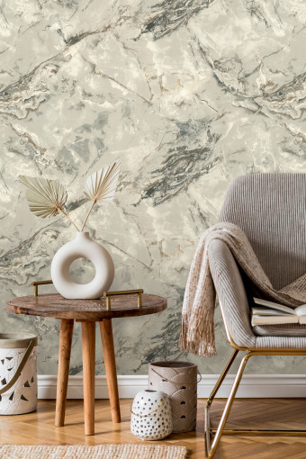 Обои виниловые Euro Decor 8087-24 Ornamy Calacatta мрамор 1.06х10.05 м