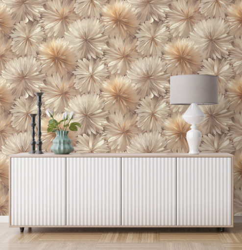 Обои виниловые Euro Decor 8090-02 Ornamy Florance флористика 1.06х10.05 м