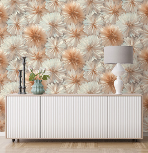 Обои виниловые Euro Decor 8090-06 Ornamy Florance флористика 1.06х10.05 м