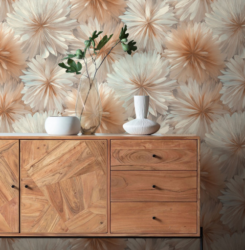 Обои виниловые Euro Decor 8090-06 Ornamy Florance флористика 1.06х10.05 м