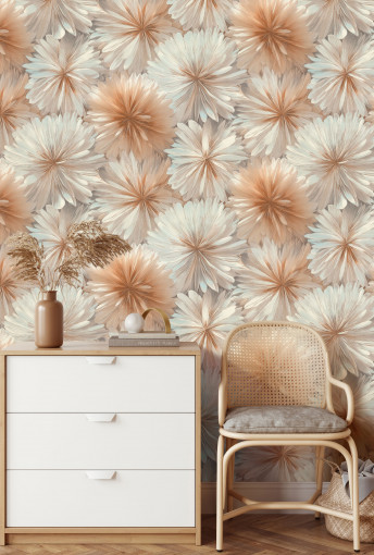 Обои виниловые Euro Decor 8090-06 Ornamy Florance флористика 1.06х10.05 м