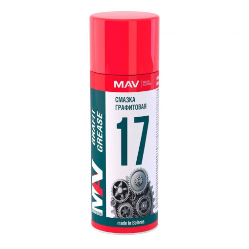 Смазка графитовая MAV graphite grease, аэрозоль 520 мл