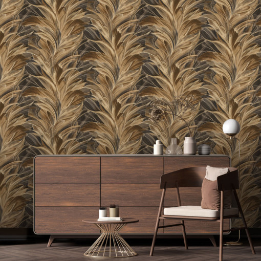 Обои виниловые Euro Decor 9283-23 Monte Solaro Orion флористика 1.06х10.05 м