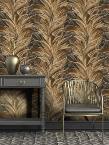 Обои виниловые Euro Decor 9283-23 Monte Solaro Orion флористика 1.06х10.05 м