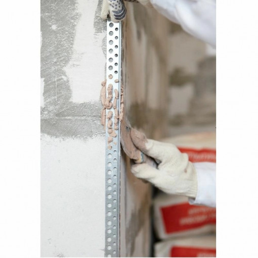 Уголок перфорированный алюминиевый 23х3000х0,25 мм Profigips