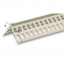 Уголок перфорированный штукатурный ПВХ 3000х40х6 мм Евро Идеал