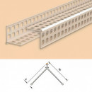 Уголок перфорированный штукатурный ПВХ 3000х40х6 мм Евро Идеал