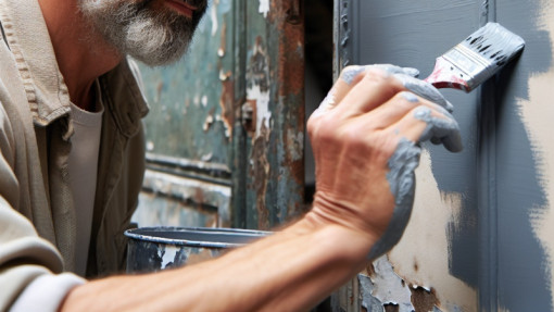 Грунт-эмаль MAV BELAKOR 15 сигнальный серый 2,4 л прямо по ржавчине 3 в 1