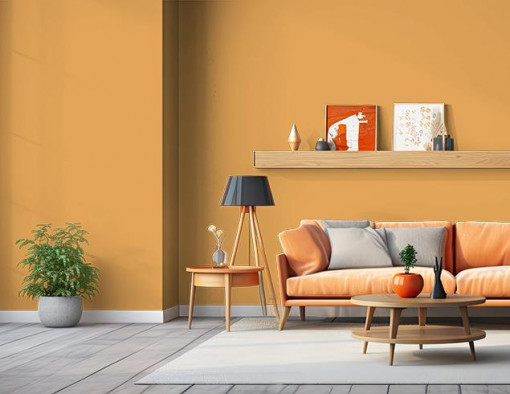 Краска MAV FLAGMAN 31 премиальная фасадная Marill 100 золотисто-оранжевая 11 л