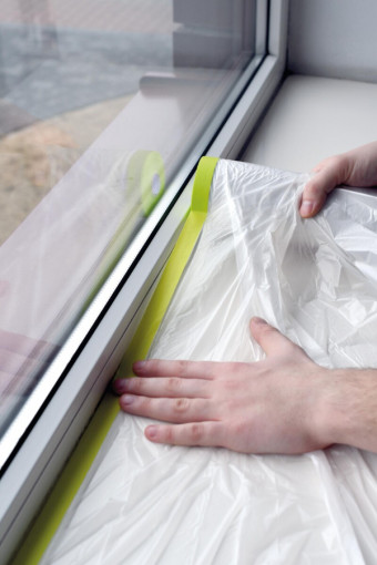 Пленка укрывная FIRSTTOOL SPEEDY MASK с клейкой лентой 1,4 х 20 м