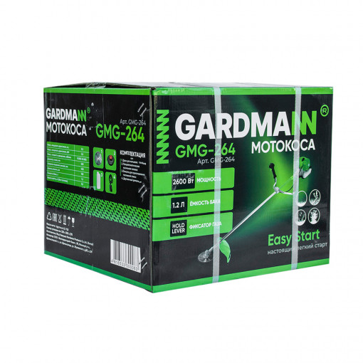 Триммер бензиновый (мотокоса) GARDMANN GMG-264