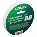 Лента малярная бумажная 19 мм х 50 м ВОЛАТ белая (51019-50)