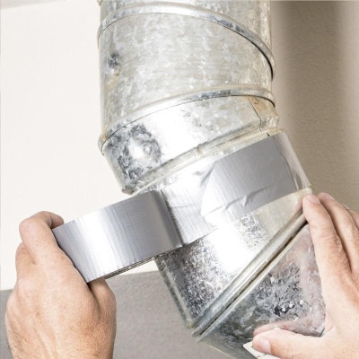 Лента алюминиевая (скотч) клейкая 50 мм х 50 м, 50 мкм