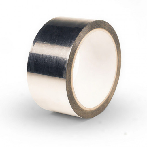 Лента алюминиевая (скотч) клейкая 50 мм х 50 м, 50 мкм