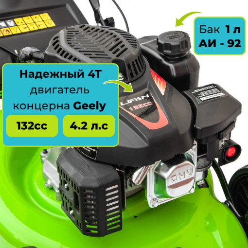 Газонокосилка бензиновая GARDMANN GML-405