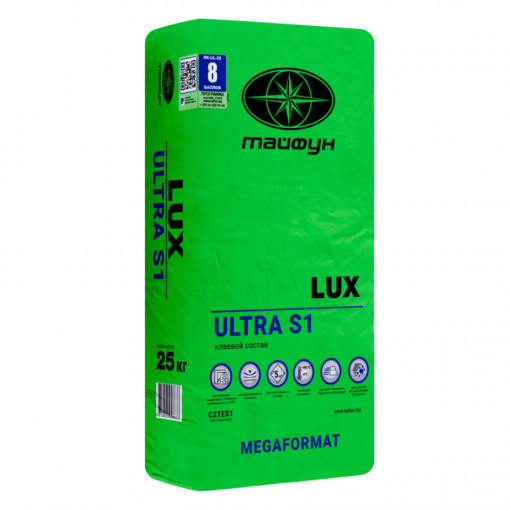 Клей для плитки эластичный Тайфун Люкс ULTRA S1 25 кг