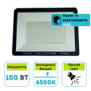 Прожектор светодиодный Led-ECO-7017 100Вт 6500К IP66