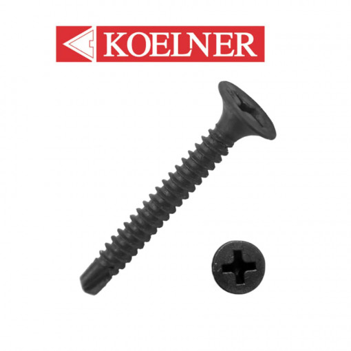 Шуруп 3,5x25 KOELNER WS-3525 со сверлом потай 1000 шт