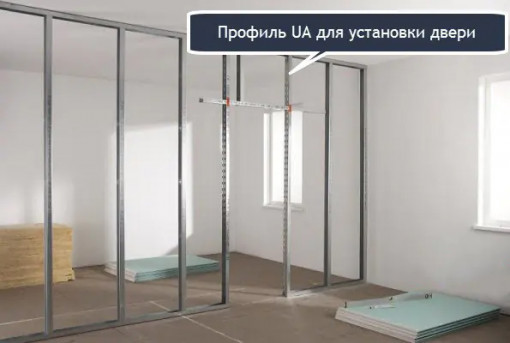 Профиль стоечный UA Кнауф усиленный 4000х75х40х2 мм для гипсокартона
