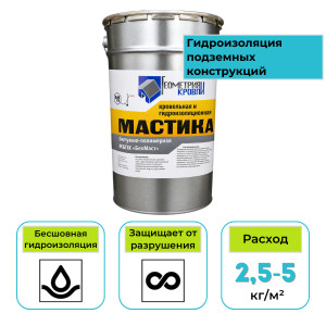 Мастика битумно-полимерная холодная Белмаст 50 кг