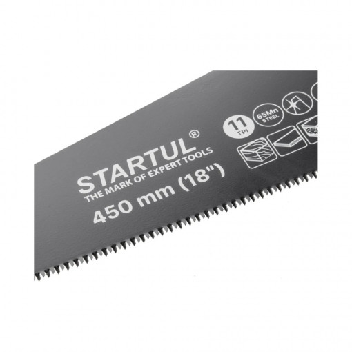 Ножовка по дереву 450 мм STARTUL Profi 11 TPI (мелкий зуб) ST4250-45