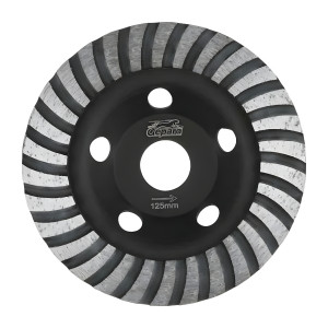 Чашка алмазная шлифовальная 125х22 мм Turbo GEPARD GP0806-125