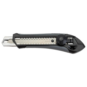 Нож канцелярский выдвижной 18 мм STARTUL Black Line (ST0924)
