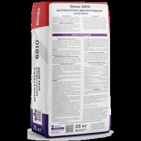 Штукатурка ilmax 6810 cemplaster "Шуба" белая 25 кг