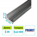 Профиль потолочный Ю-мет CD 60х27 мм, 3 м, 0.6 мм