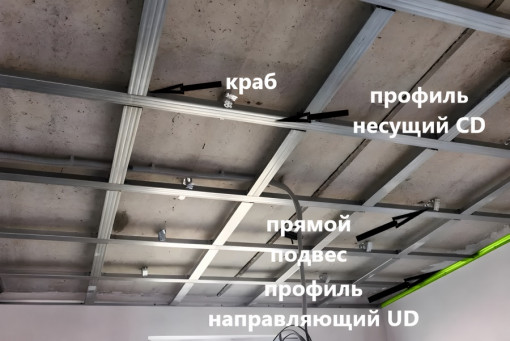 Профиль направляющий потолочный Ю-мет UD 27х28 мм, 3 м, 0.6 мм
