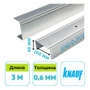 Профиль направляющий Кнауф UW 100х40 мм, 3 м, 0.6 мм