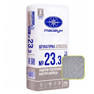 Штукатурка Тайфун Мастер №23.3 Короед 3 мм под окраску 25 кг