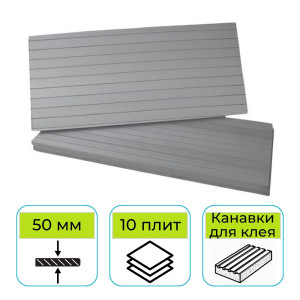 Пенополистирол Истплекс 35 L 1200х600х50 мм