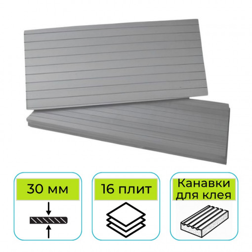 Пенополистирол Истплекс 35 L 1200х600х30 мм