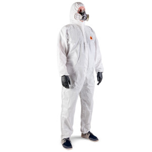 Защитный одноразовый комбинезон Jeta Safety JPC-65 XL с капюшоном