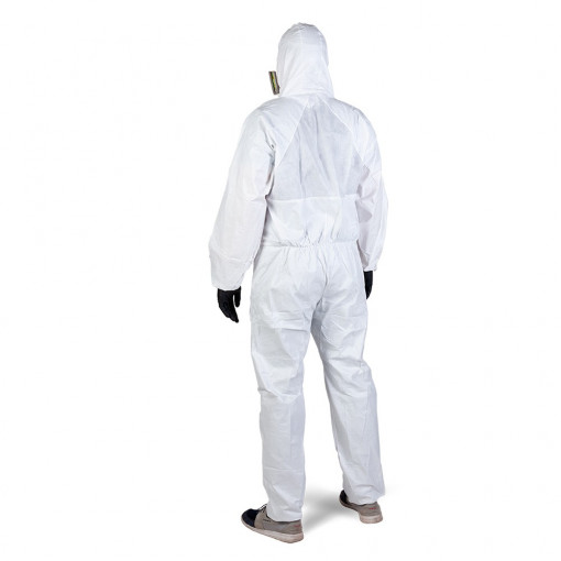 Защитный одноразовый комбинезон Jeta Safety JPC-65 XL с капюшоном