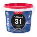 Краска MAV FLAGMAN 31 премиальная фасадная кремово-белая 5 л (RAL 9001)