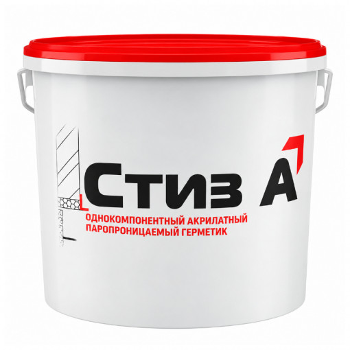 Герметик акрилатный паропроницаемый СТИЗ-А (марка 6) 7 кг
