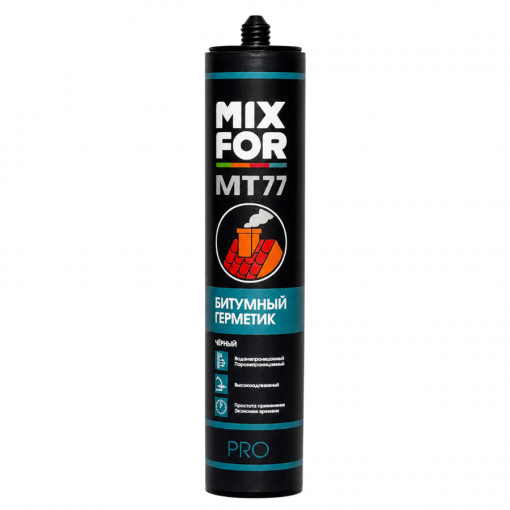 Герметик битумный MIXFOR МТ-77 260 мл черный