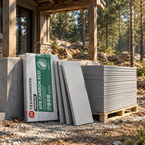 Пенополистирол ТехноНИКОЛЬ Carbon Eco F 1250х600х40 мм