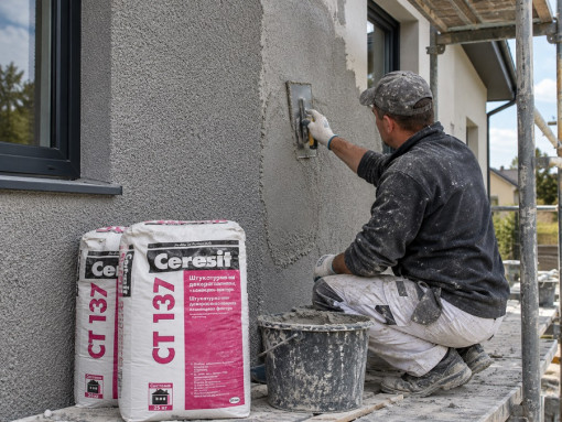Декоративная штукатурка Ceresit СТ 137 Камешковая под окраску 2,5 мм 25 кг