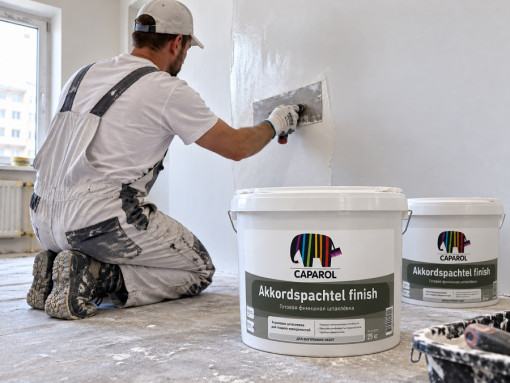 Шпатлевка финишная акриловая Caparol Akkordspachtel finish 25 кг