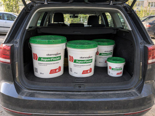 Шпатлевка готовая финишная Danogips SuperFinish 5 кг