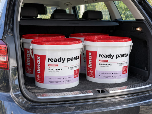 Шпатлевка финишная ilmax ready pasta полимерная белая 25 кг