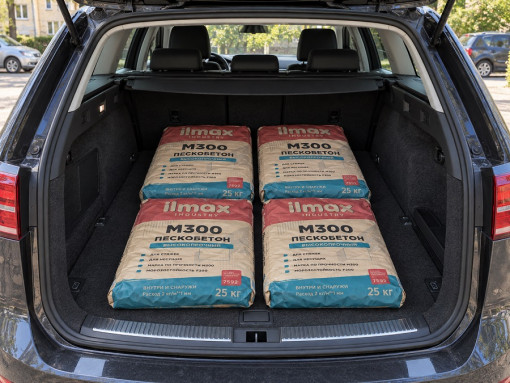 Смесь для стяжки цементная ilmax industry Пескобетон М300 25 кг