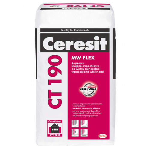 Клей для теплоизоляции Ceresit CT 190 КС1 25 кг