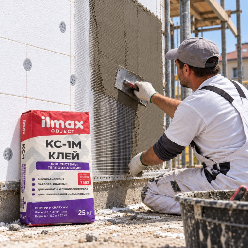 Клей для теплоизоляции ilmax КС-1М 25 кг